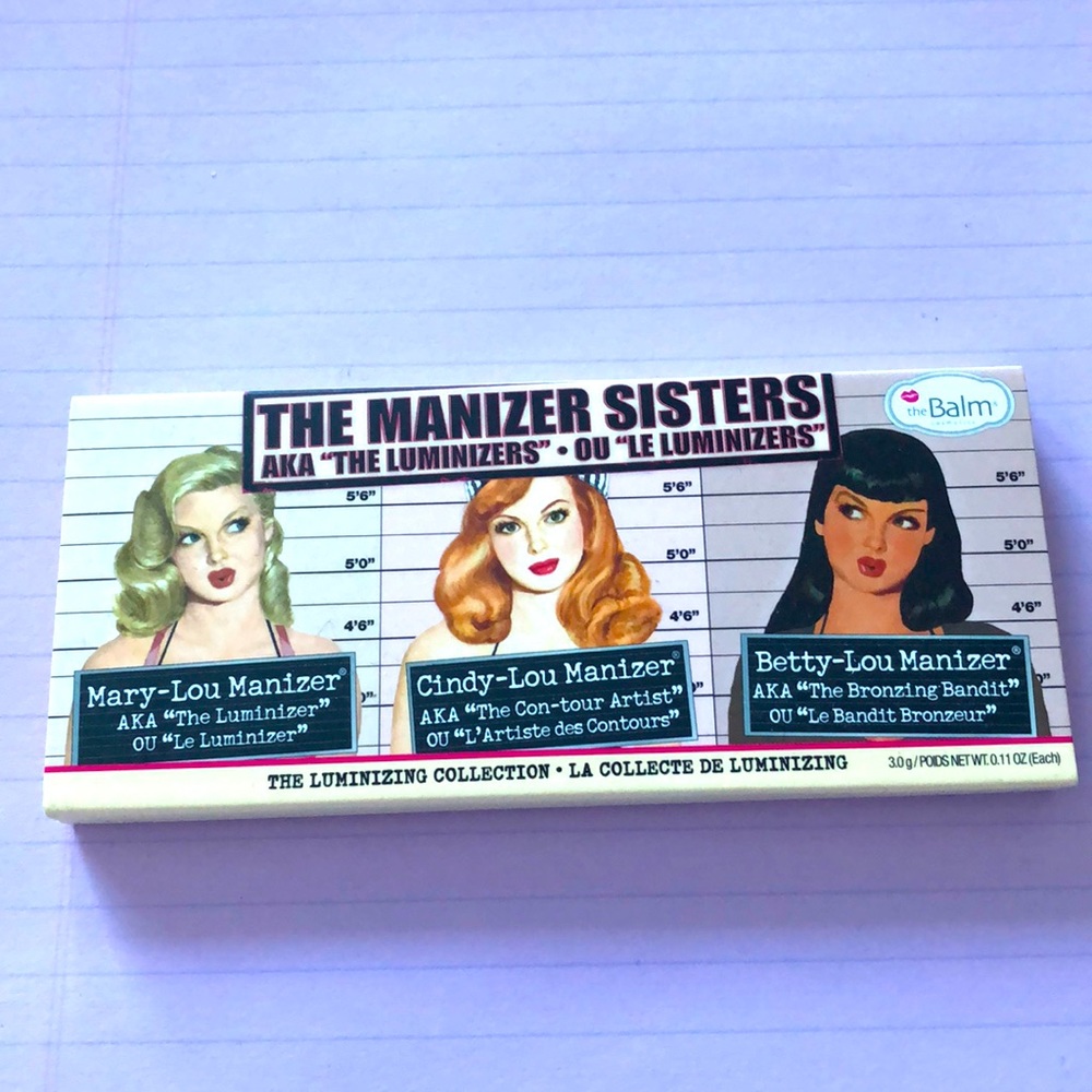 The balm cosmetics the Manizer Sisters
